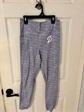 Peloton Girls Heathered Lavender Athletic Leggings